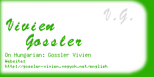 vivien gossler business card